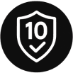 10-year warranty