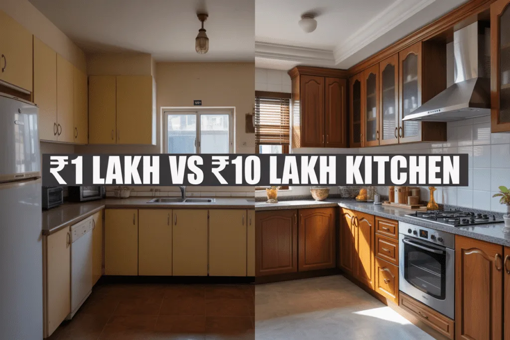 ₹1 lakh vs ₹10 lakh kitchen – what’s the difference?